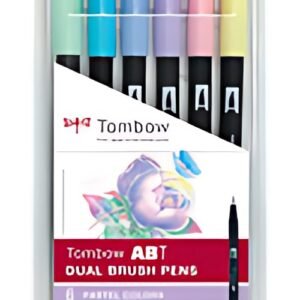 Tombow Feutre double pointe ABT DUAL BRUSH PEN, tons pastel