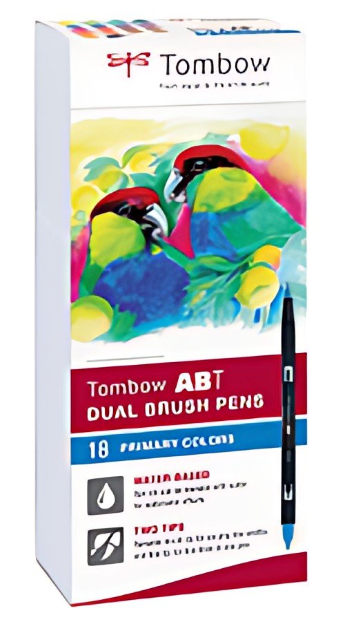 TOMBOW Feutre double pointe "ABT DUAL BRUSH PEN", primaires