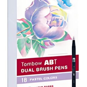 TOMBOW Feutre double pointe "ABT DUAL BRUSH PEN",tons pastel