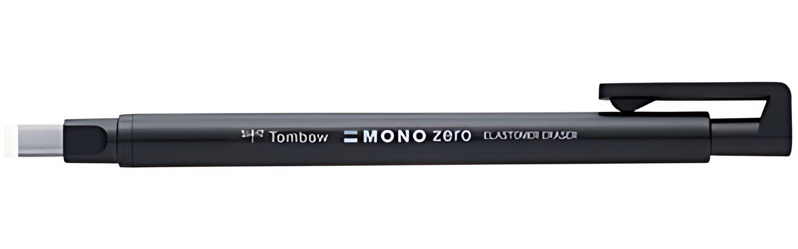 TOMBOW Stylo-gomme "MONO zero", pointe anguleuse , noir