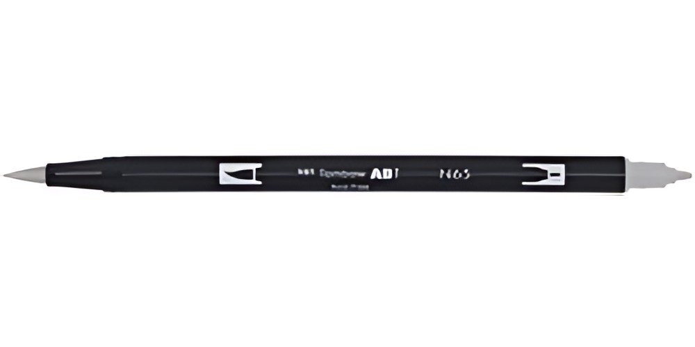 Tombow Feutre double pointe "DUAL BRUSH PEN ABT" cool grey 6
