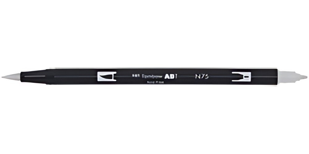 Tombow Feutre double pointe "DUAL BRUSH PEN ABT" cool grey 3