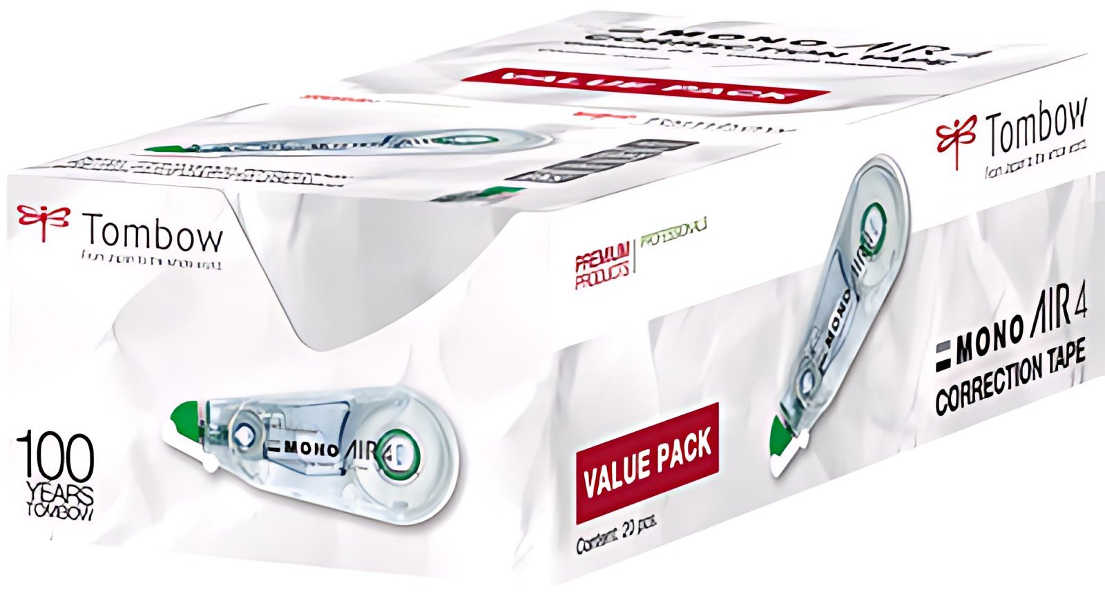 TOMBOW Rouleau correcteur "MONO air", présentoir de 20