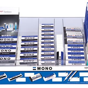 Tombow Gomme "MONO", assorti, présentoir de 98