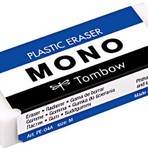 Tombow Gomme en plastique "MONO M", blanc