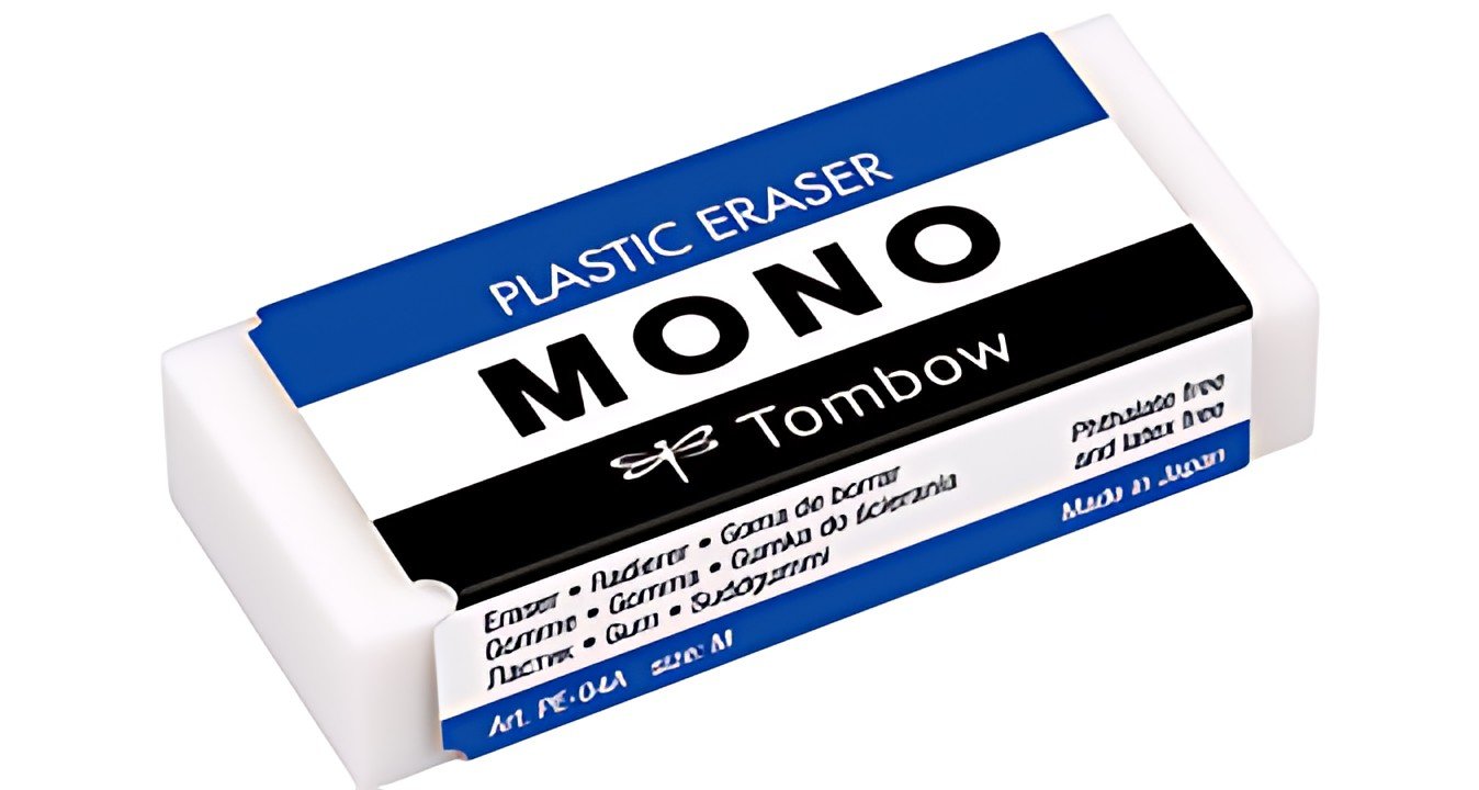 Tombow Gomme en plastique "MONO M", blanc