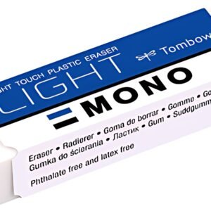 Tombow Gomme en plastique "MONO light", blanc