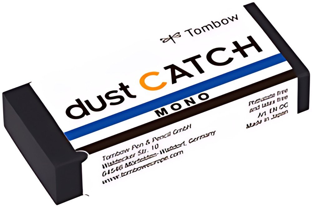 Tombow Gomme en plastique "MONO dust CATCH", noir