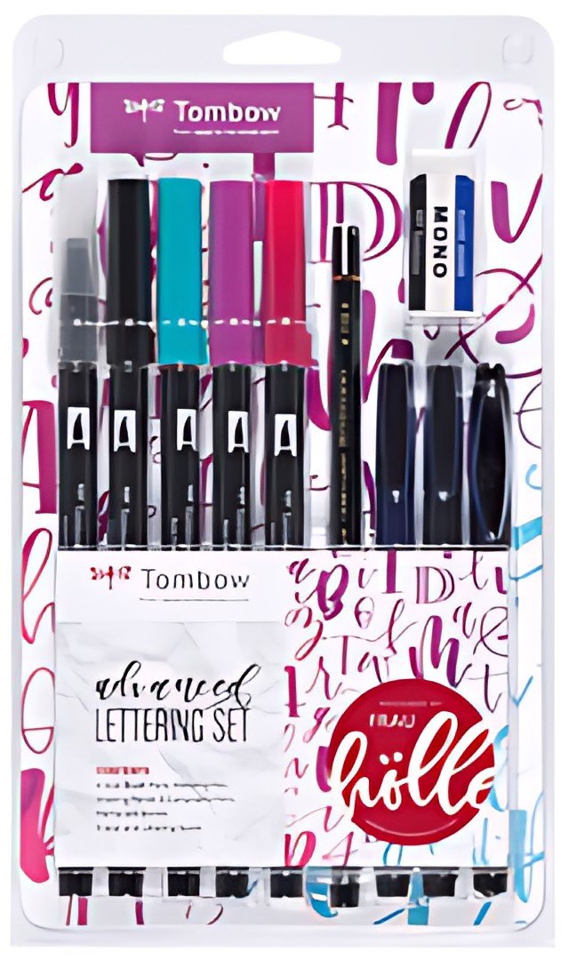 Tombow Kit de calligraphie "advanced", kit de 10