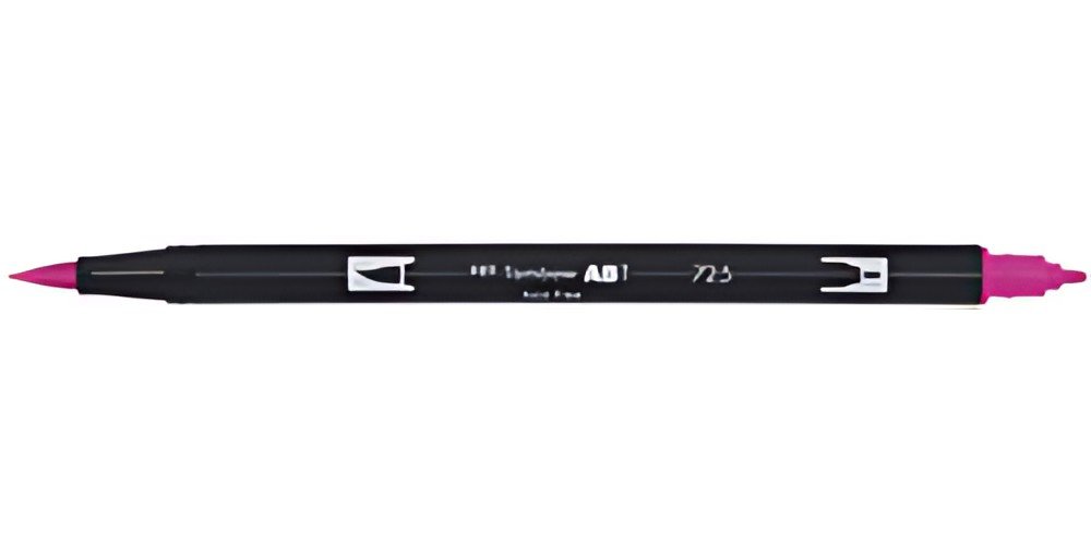 Tombow Feutre double pointe "DUAL BRUSH PEN ABT", rhodamine