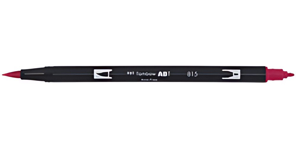 Tombow Feutre double pointe "DUAL BRUSH PEN ABT", cherry