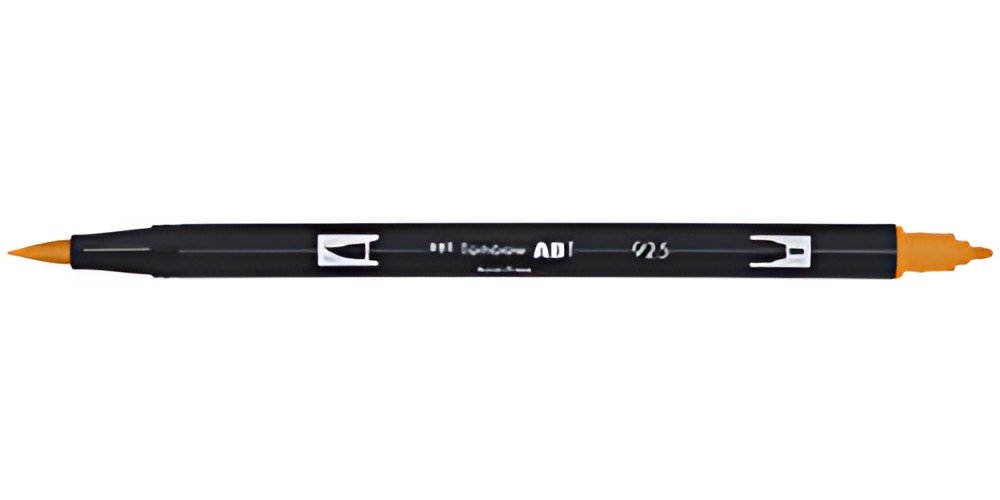 Tombow Feutre double pointe "DUAL BRUSH PEN ABT", scarlet