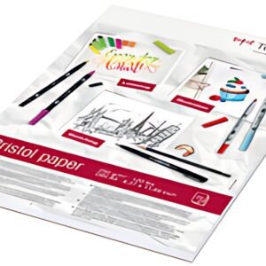 Tombow Bloc de papier dessin "Bristol", A4, uni, 250 g/m2