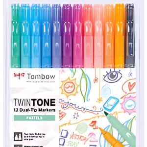 Tombow Feutre double pointe "TwinTone" Pastell Colours