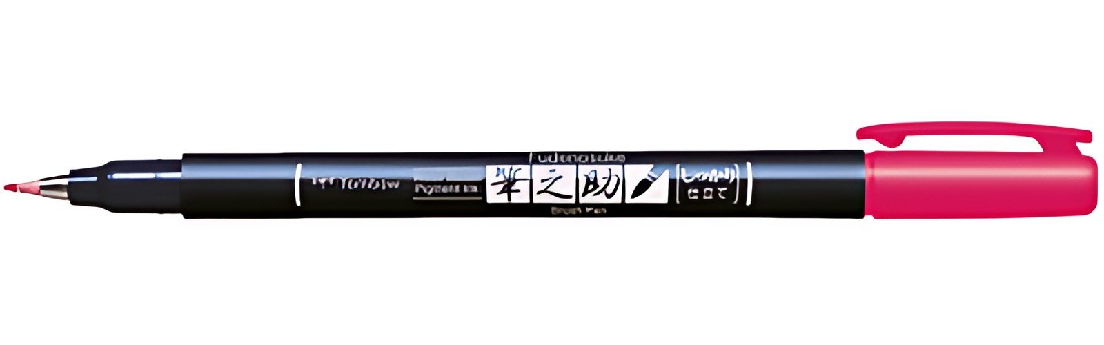 Tombow Stylo de calligraphie Fudenosuke, rose vif