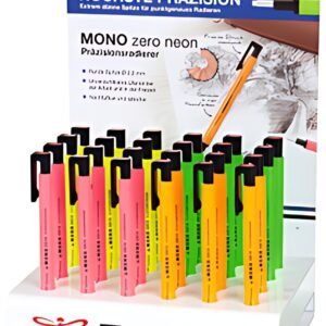 Tombow Stylo-gomme "MONO zero" fluo, présentoir de 24