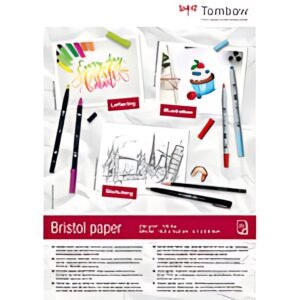 Tombow Bloc de papier dessin "Bristol", A6, uni, 250 g/m2