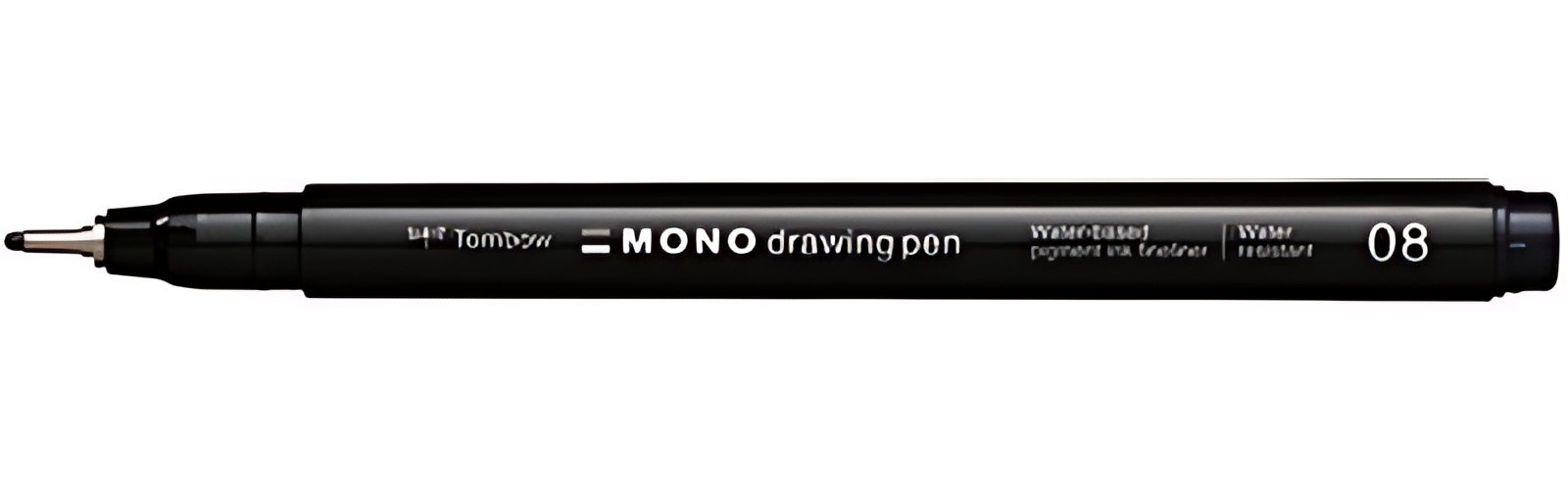 Tombow Feutre fin MONO drawing pen, largeur de tracé 08