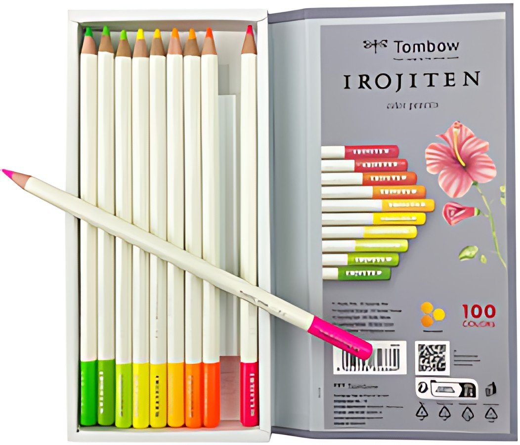 TOMBOW Crayons de couleur IROJITEN "Volume 7", set de 10