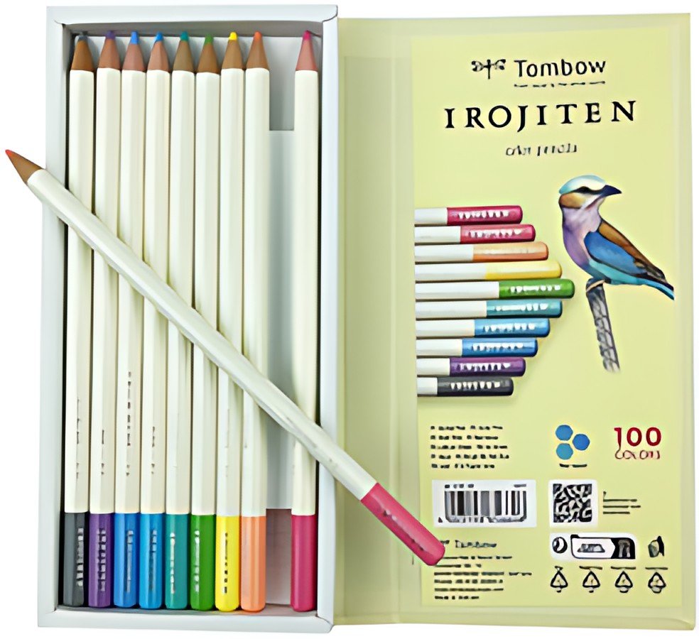 TOMBOW Crayons de couleur IROJITEN "Volume 1", set de 10