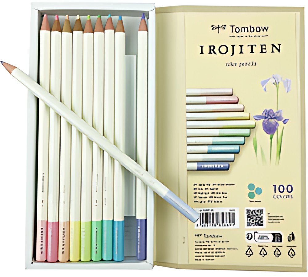 TOMBOW Crayons de couleur IROJITEN "Volume 8", set de 10