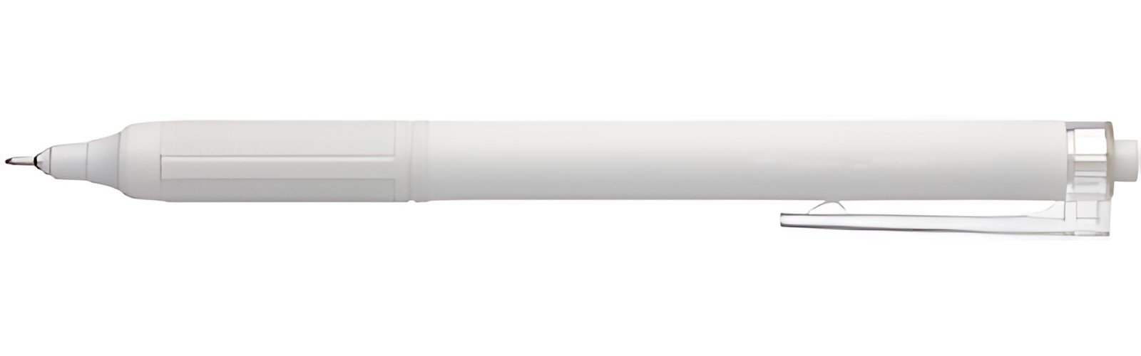 TOMBOW Stylo à bille rétractable "MONO graph Lite", blanc