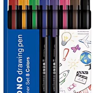 Tombow Feutre à pointe fine MONO drawing pen, étui de 8