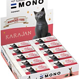 Tombow gomme plastique MONO "chat", présentoir de 20