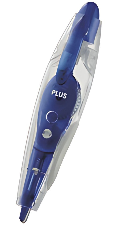 PLUS JAPAN Rouleau correcteur "PS", 5 mm x 6 m, bleu