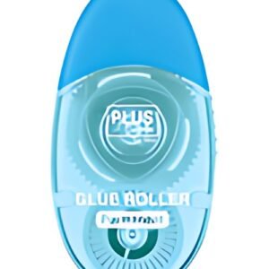 PLUS JAPAN Mini roller adhésif LE TG-1512, 6 mm x 12 m, bleu