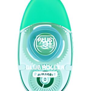 PLUS JAPAN Mini roller adhésif LE TG-1512, 6 mm x 12 m, vert