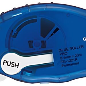 PLUS JAPAN Roller de colle Pro TG-1221, 8,4 mm x 20 m, bleu