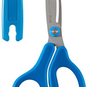 PLUS JAPAN Ciseaux pour enfants FITCUTCURVE KIDS, rond, bleu