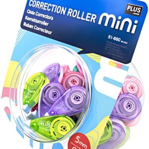 PLUS JAPAN Roller correcteur Mini Pastel Candy Jar, 5 mm x6m