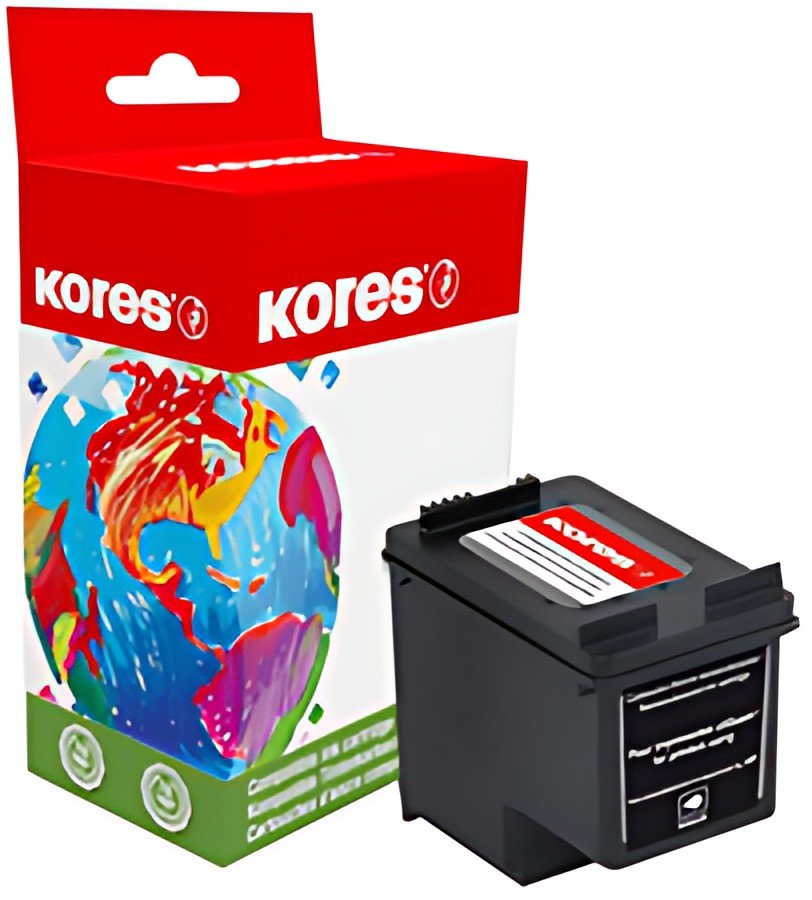 Kores Cartouche rechargée G1025MC remplace hp C9363EE,No.344