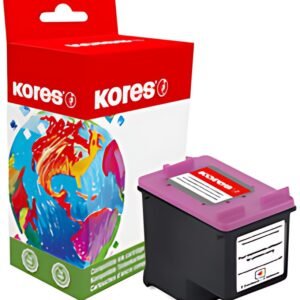 Kores Encre G1700Y remplace hp C8773EE/hp no.363, jaune