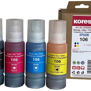 Kores Flacon encre multipack G1644KIT remplace EPSON 106