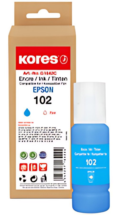 Kores Flacon d'encre G1655C remplace EPSON 113, cyan