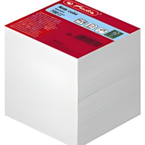 herlitz Bloc-notes cube, 90 x 90 mm, 80 g/m2, blanc