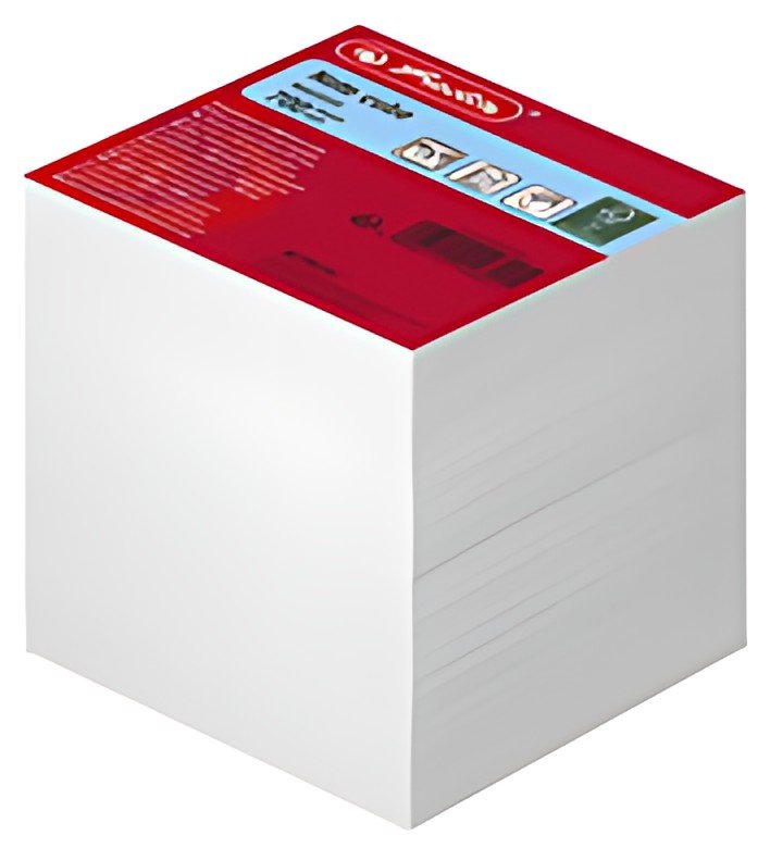 herlitz Bloc-notes cube, 90 x 90 mm, 80 g/m2, blanc