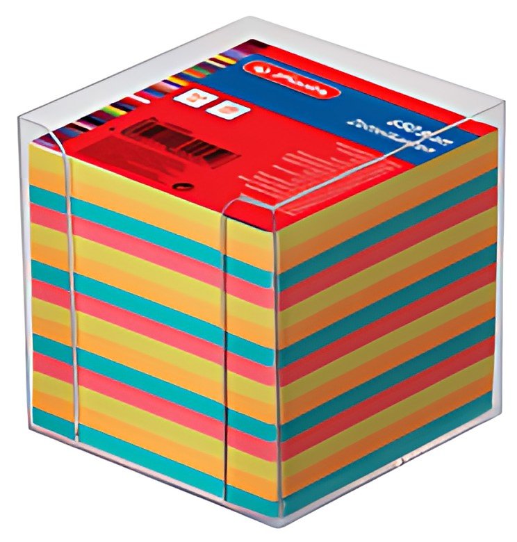 herlitz Boîtier pour bloc-notes, en plastique, 90 x 90 mm