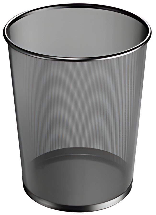 herlitz Corbeille à papier Manhattan, 18 litres, noir
