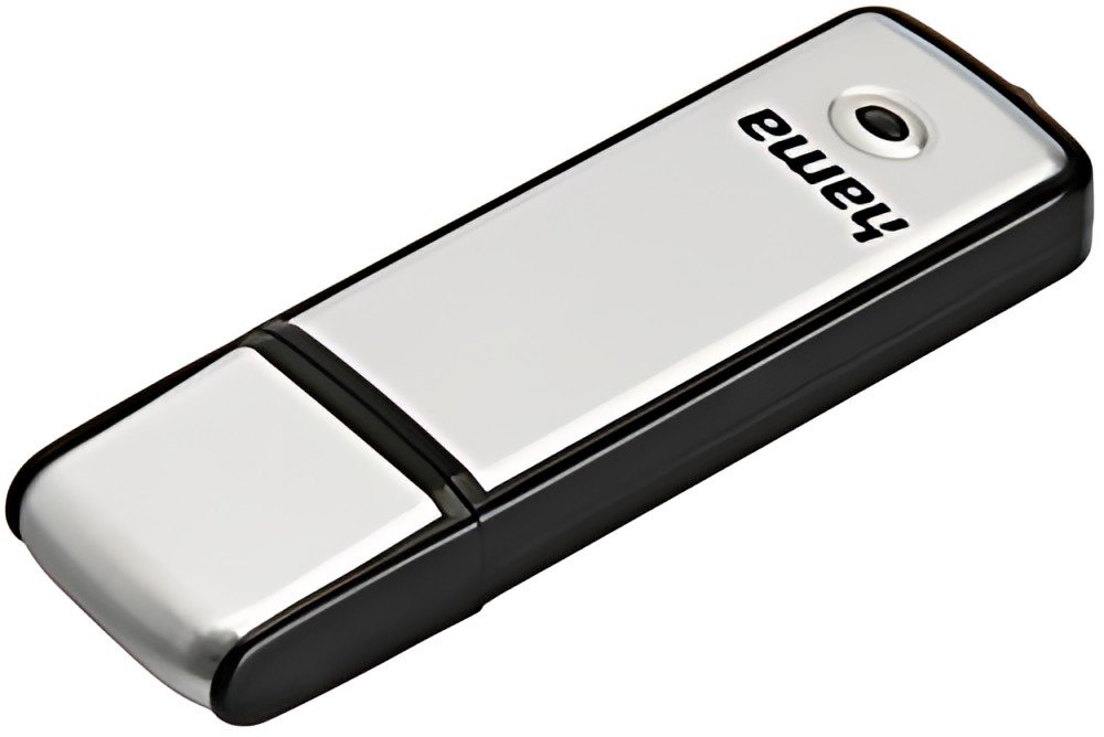 hama Clé USB 2.0 "Fancy", 128 GB, noir/argent