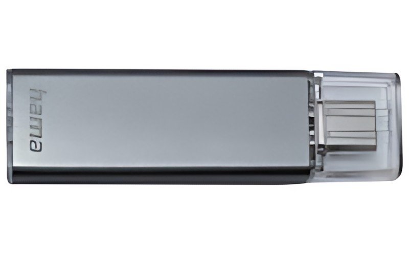 hama Clé USB 3.1 "Uni-C Classic", 64 GB, anthracite