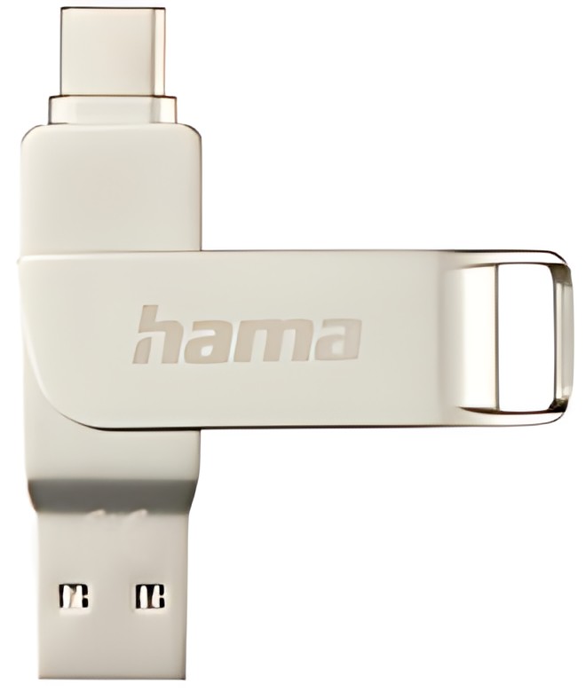 hama Clé USB 3.0/3.1 "C-Rotate Pro", 32 GB, argent