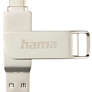 hama Clé USB 3.0/3.1 "C-Rotate Pro", 128 GB, argent