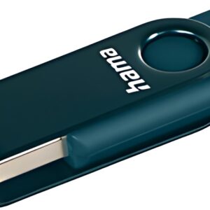hama Clé USB 3.0 "Rotate", 64 GB, bleu pétrole