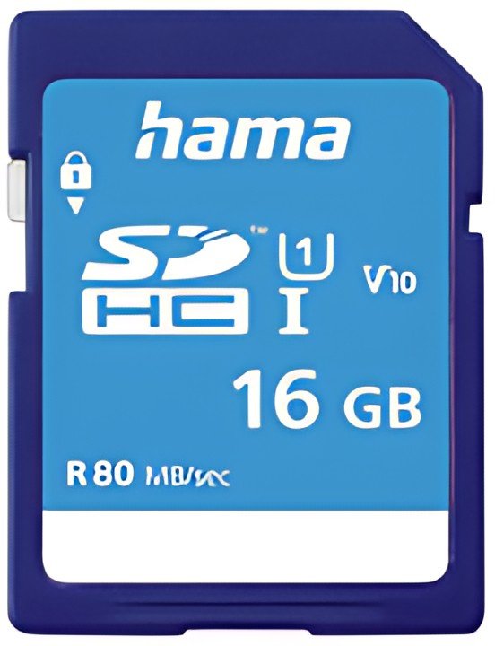 hama Carte mémoire SecureDigital HC, classe 10, 16 GB