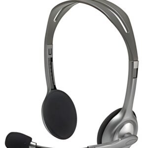 Logitech Casque stéréo H110, 2 fiches jack de 3,5 mm,