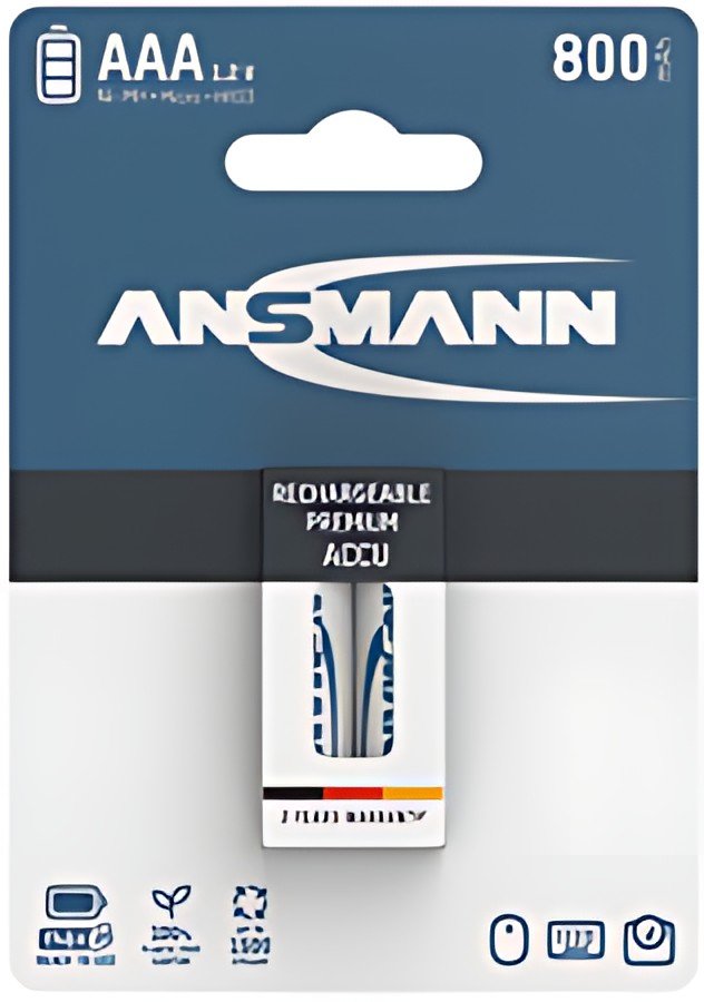 ANSMANN Pile rechargeable NiMH maxE, Micro (AAA), 800 mAh